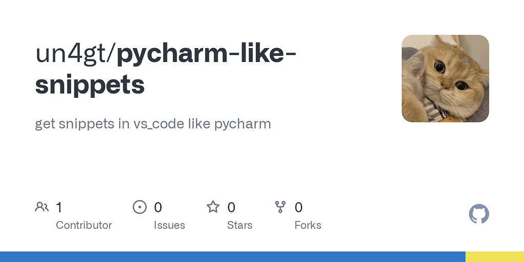 pycharm-like-snippets 一个 vs code python snippets 扩展 - 分享 - 代码厨房